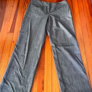 Style & Co. Women's Grey Plaid Wide Leg Pants